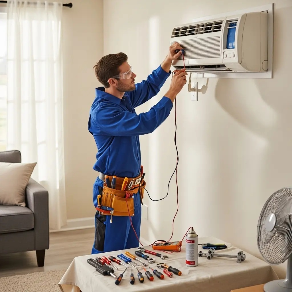 Gölbaşı Hisense Hisense klima gaz dolumu ve bakım – Enerji verimliliği artırıldı. - Teknik servis örneği